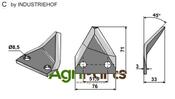 Fodder mixer knives, left - AgriParts