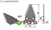 Fodder mixer knives - AgriParts