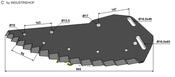 Fodder mixer knives - AgriParts
