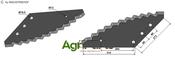 Fodder mixer knives - AgriParts