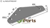Support plate - AgriParts