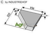 Right-side corner knife - AgriParts