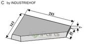 Left-side corner knife - AgriParts