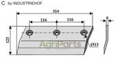 Left lateral knife - AgriParts