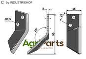 Food mixer knive, right - AgriParts