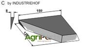 Left-side corner knife - AgriParts