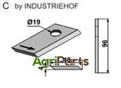 Rotary mower blade - AgriParts