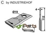 Rotary mower blade - AgriParts image