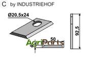 Rotary mower blade - AgriParts image