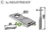 Rotary mower blade - AgriParts image