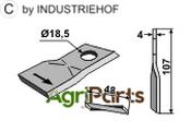 Rotary mower blade - AgriParts