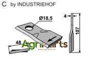 Rotary mower blade - AgriParts