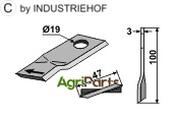 Rotary mower blade - AgriParts image