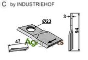 Rotary mower blade - AgriParts image