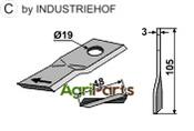 Rotary mower blades - AgriParts image