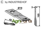 Rotary mower blades - AgriParts image