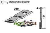 Rotary mower blade - AgriParts image