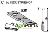 Rotary mower blade - AgriParts image