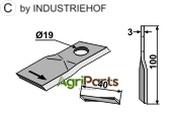 Rotary mower blade - AgriParts image