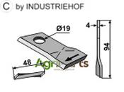 Rotary mower blade - AgriParts image