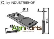 Rotary mower blade - AgriParts image