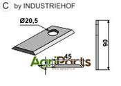 Rotary mower blade - AgriParts image