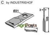 Rotary mower blade - AgriParts image