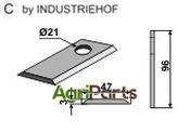 Rotary mower blade - AgriParts image