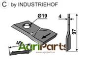 Rotary mower blade - AgriParts image