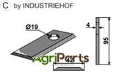 Rotary mower blade - AgriParts image