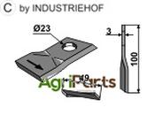 Rotary mower blade - AgriParts