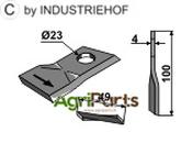 Rotary mower blade - AgriParts