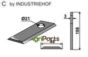Rotary mower blade - AgriParts