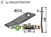 Rotary mower blade - AgriParts image