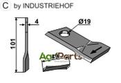 Rotary mower blade - AgriParts image