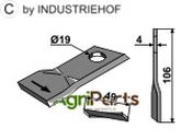 Rotary mower blade - AgriParts image