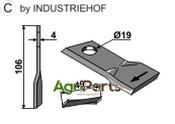 Rotary mower blade - AgriParts image