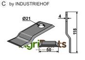 Rotary mower blade - AgriParts image