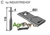 Rotary mower blade - AgriParts image