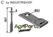 Rotary mower blade - AgriParts image