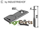 Rotary mower blade - AgriParts image