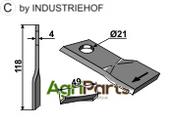 Rotary mower blade - AgriParts image