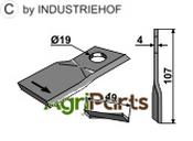 Rotary mower blade - AgriParts image