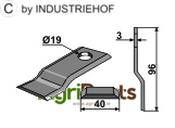 Rotary mower blade - AgriParts image