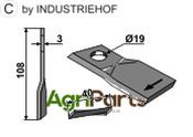 Rotary mower blade - AgriParts image