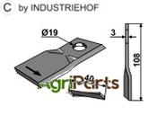 Rotary mower blade - AgriParts image