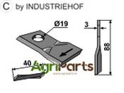 Rotary mower blade - AgriParts image