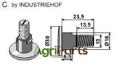 Bolt for rotary mower blades - M10x1,5 - 12.9 - AgriParts image