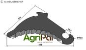 Round baler knife - AgriParts