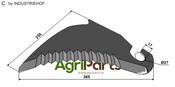 Round baler knife - AgriParts